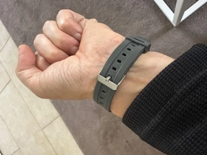 Schöne Digital Uhr Armbanduhr Chronograph Alarm grau schwarz Neu   unbenutzt Bild 5