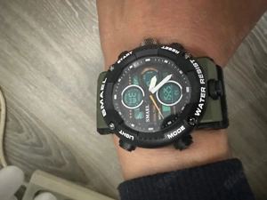 Digital Uhr Armbanduhr MUD Stopuhr Chrono Natogrün-Black Chronograph NEU Bild 9