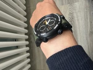 Digital Uhr Armbanduhr MUD Stopuhr Chrono Natogrün-Black Chronograph NEU Bild 3