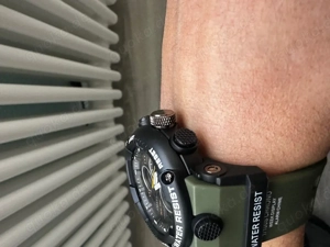Digital Uhr Armbanduhr MUD Stopuhr Chrono Natogrün-Black Chronograph NEU Bild 4