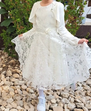 Kommunionskleid gr. 128 