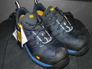 Arbeitsschuhe (2 Paar) mit Stahlkappen in Größe 43 Rot Grau Blau