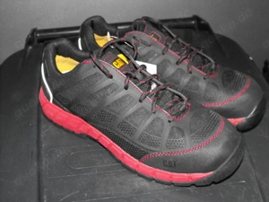 Arbeitsschuhe (2 Paar) mit Stahlkappen in Größe 43 Rot oder Blau Bild 4