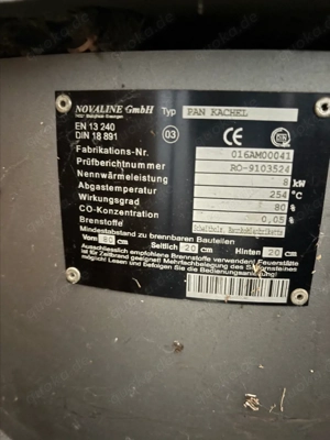 Novaline Kaminofen Pan Kachel 8kW Bild 2