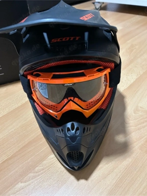 Motocross Helm Scott  Bild 2