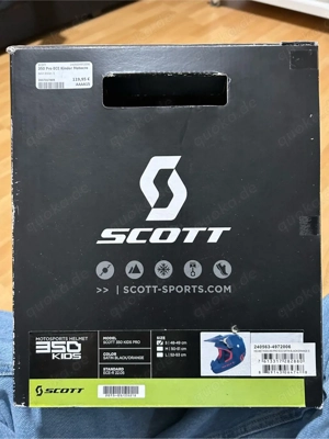Motocross Helm Scott  Bild 5