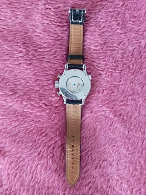 Ingersoll Automatik Armbanduhr mit Glasboden und original Lederarmband