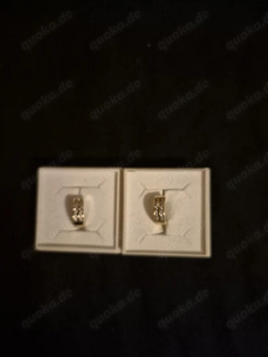 1 Paar Damen Creolen in silber