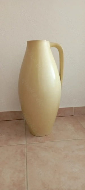 Bodenvase gelb 52cm hoch