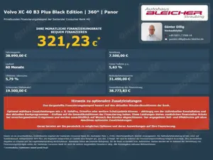 Volvo XC40 B3 Plus Black Edition | 360° | Panor. Bild 2