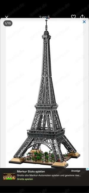 Lego Ähnliche Eiffelturm Bauteile Dringend         