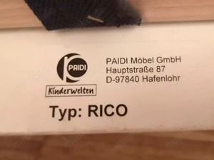 Paidi Rico Babybettchen Gitterbett   höhenverstellbar inkl. Matratze