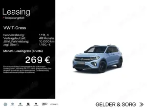 Volkswagen T-Cross R-Line 1.0 TSI |AHK|RFK|5J.Garantie|