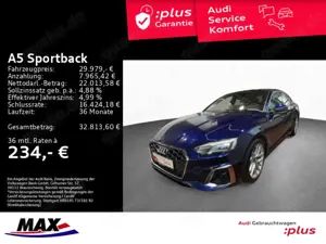 Audi A5 40 TFSI QUATTRO S LINE LED+NAV+PANO