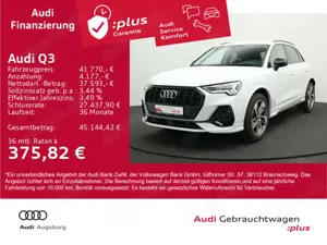 Audi Q3 S line 35 TFSI S tr. Optik schwarz*AHK*8-fach