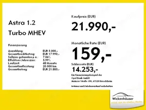 Opel Astra 1.2 Turbo MHEV GS Line ACC Kamera360 Bild 4