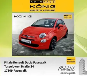 Fiat 500 1.0 GSE Hybrid CLUB Carplay Klima