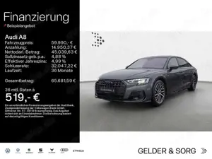 Audi A8 Lang 55 TFSI qu. S-line Pano*Stand*Air*BO*