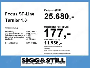 Ford Focus ST-Line Turnier 1.0 IACC*BLIS*NAV*CAM*SHZ Bild 4
