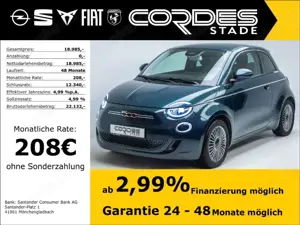 Fiat 500e elektro Allwetterreifen Automatik Kollisionswarner