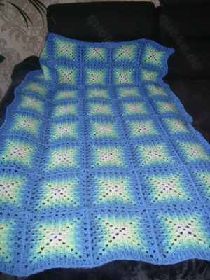 Kuscheldecke 3 D Muster