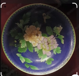 Cloisonné Ingwerglas + Schale