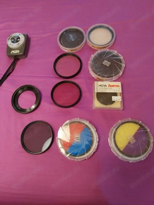 Verschiedene Foto Filter 72-77 mm nur zusammen...