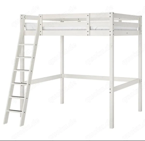 ikea Hochbett holz weiss 140x200