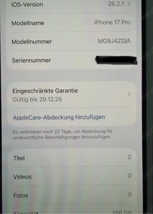 iphone 17 pro 256GB Bild 2