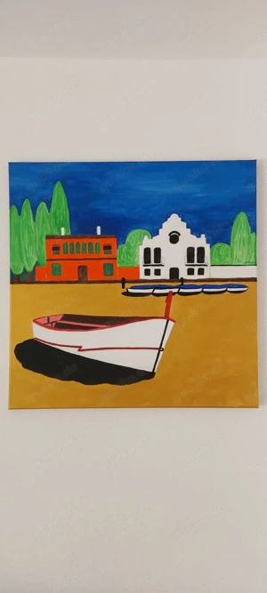 Acrylbild auf Leinwand 70x70cm 