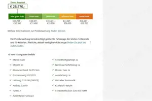 Audi S3 Cabrio 8V 2.0 TFSI 2019 quattro aus 2. Hand Bild 2