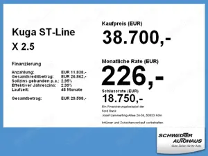 Ford Kuga ST-Line X 2.5 Hybrid 360*4XSHZ*BO*LED-MATR Bild 3