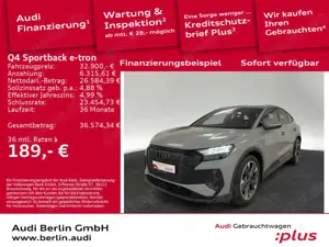 Audi Q4 e-tron Q4 Sportback 40 e-tron AHK MATRIX NAVI RFK SONOS