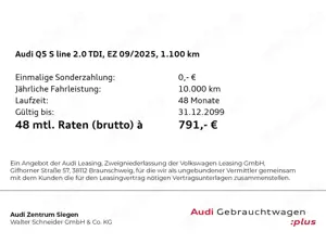 Audi Q5 2.0 TDI quattro S line MMI plus AHK Bild 3