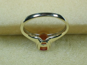 NEU: Ring Größe 18 - 56,5 375 Gold Feueropal + Weißtopas Bild 7