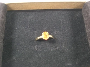 NEU: Ring Größe 18 - 56,5 375 Gold Feueropal + Weißtopas Bild 9