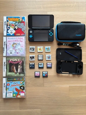 new nintendo 2Ds XL original nintendo spielen mit videospiele mit Zubehör 
