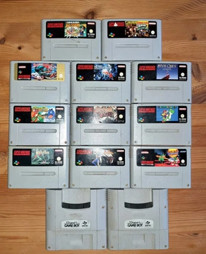 Super Nintendo spiele und Game Boy Adapter 