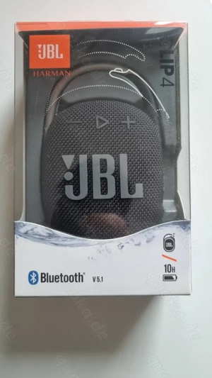JBL CLIP 4 Bluetooth Lautsprecher  black - Wasserdicht Neu&OVP