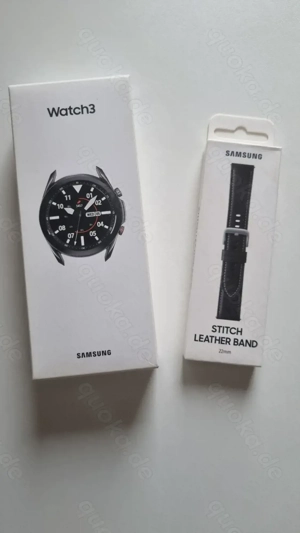 Samsung Galaxy Watch 3 - NEU&OVP! Smartwatch Mystic Black  Leder