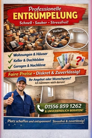 Professionelle Entrümpelung   schnell, sauber & stressfrei