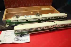 Märklin ST 800 ElfenbeinGrün 4-teilig Werksrestauriert Firma Ritter in OVP Bild 5