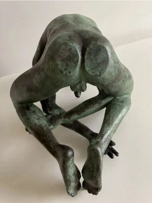 Bronze Figur von Karl-Heinz Krause, signiert Und nummeriert 1720 Bild 5