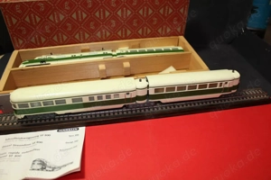 Märklin ST 800 ElfenbeinGrün 4-teilig Werksrestauriert Firma Ritter in OVP Bild 9