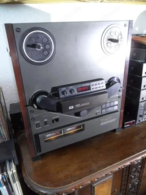 AKAI GX-747 SAITAMA Bandmaschine aus Japan, schwarz im Bestzustand plus Zubehör