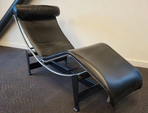 Le Corbusier, CASSINA, LC4, Liege, Leder, schwarz, sehr guter Zustand