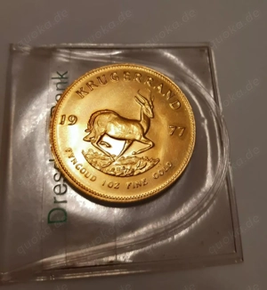 1 oz Goldmünze Krügerrand Süd Afrika 1977