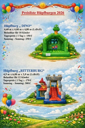 Hüpfburgenverleih, Sommerfest, Geburtstagsfeier, Events Bild 5