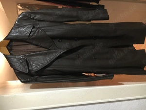 leder mantel große 50