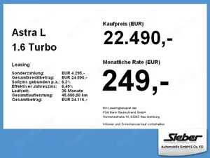 Opel Astra L 1.6 Turbo Plugin Ultimate **Pano*HeadUp** Bild 4